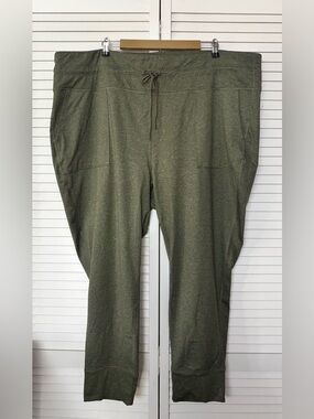 Old Navy Women’s Dark Olive Green Athletic Ankle Leggings, Size: 4X, NWT